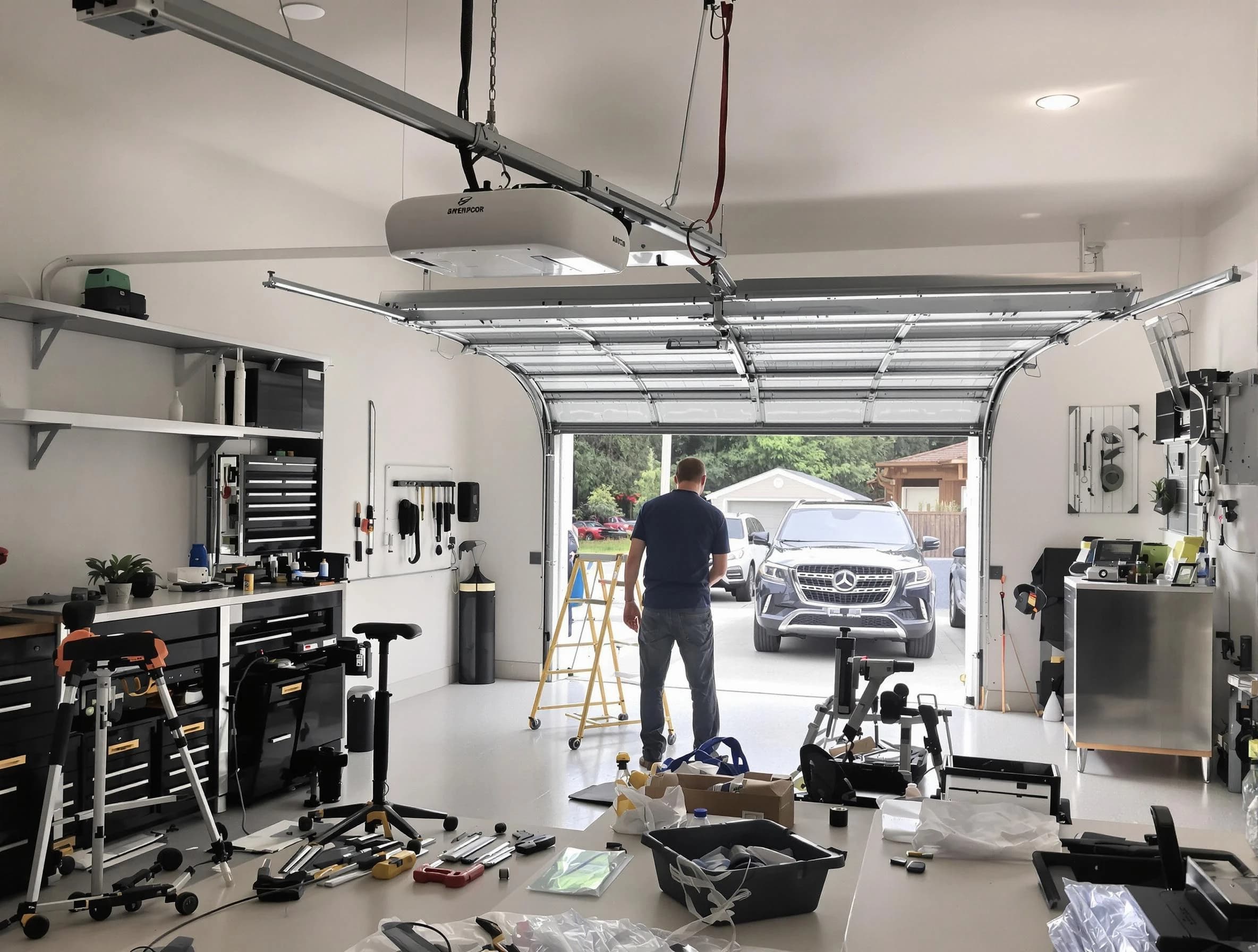 Garage door opener installation by Cape Coral Garage Door Repair in Cape Coral
