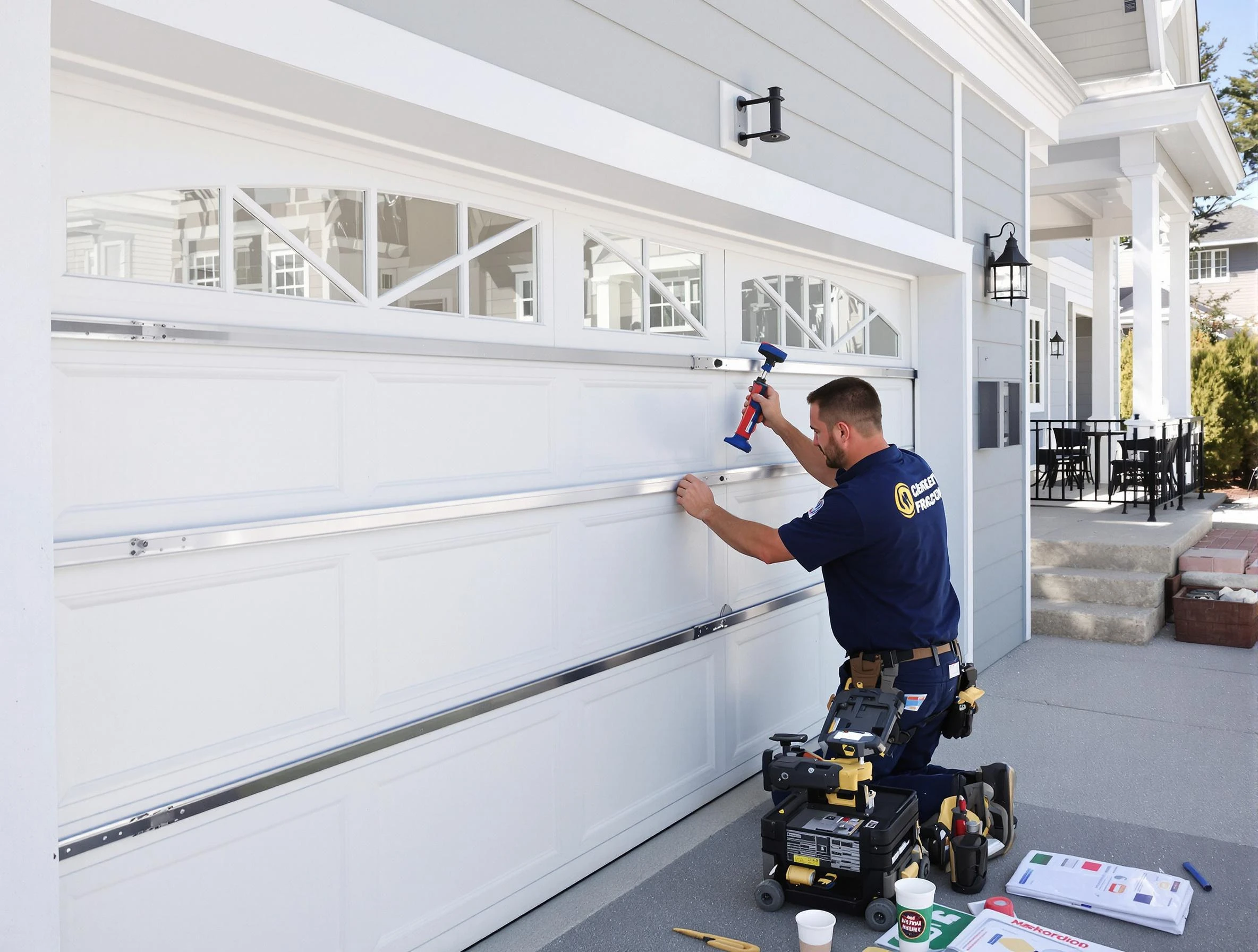 Professional garage door installation by Cape Coral Garage Door Repair in Cape Coral