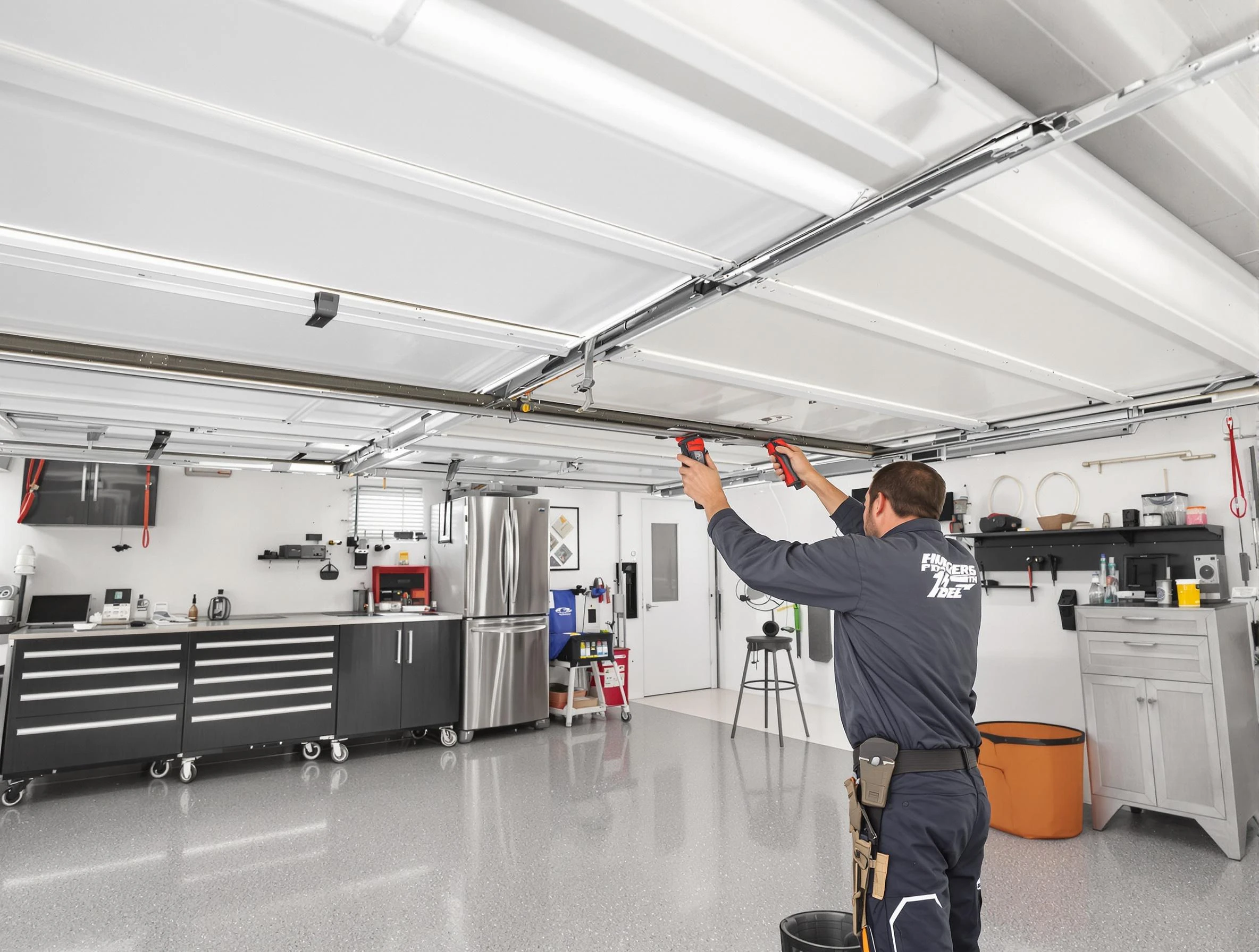 Overhead garage door repair service by Cape Coral Garage Door Repair in Cape Coral