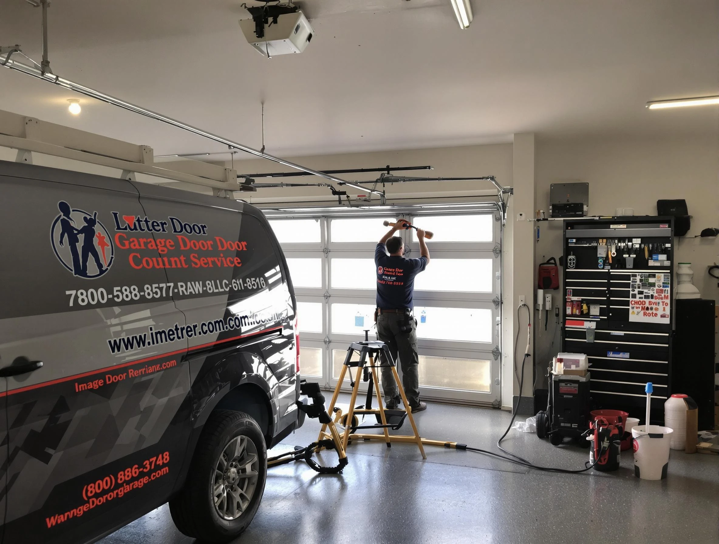 Cape Coral Garage Door Repair rapid response team performing same-day repair in Cape Coral